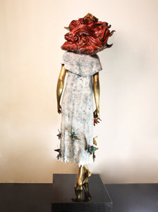  "Primavera" Bronze Sculpture Back View