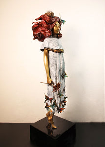  "Primavera" Bronze Sculpture right view.