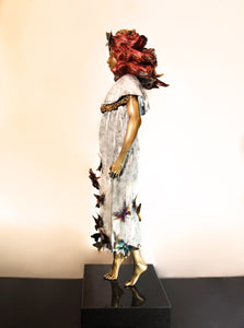  "Primavera" Bronze Sculpture Left view.