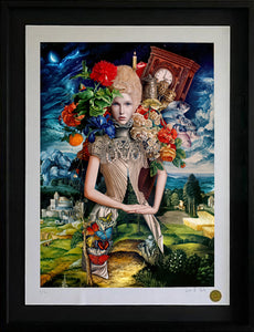 The Mistress of the Mantle Print Framed