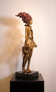 Luis E Toledo Art Bronze Sculpture.